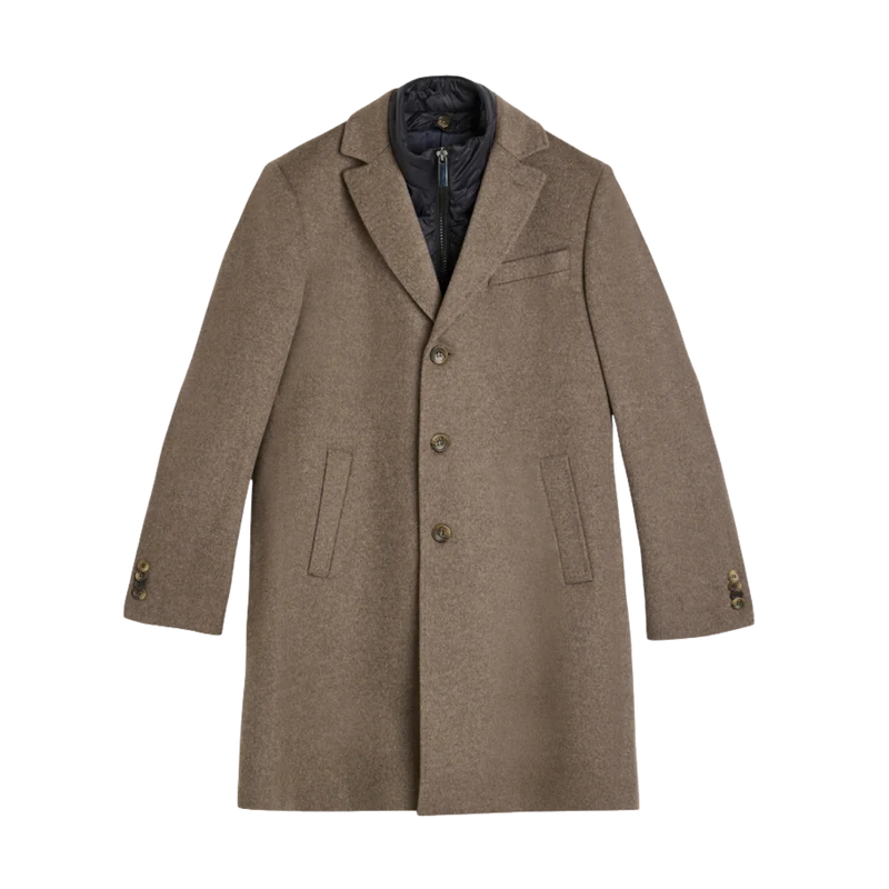 Cashmere Coat Sultan Tech - Brown