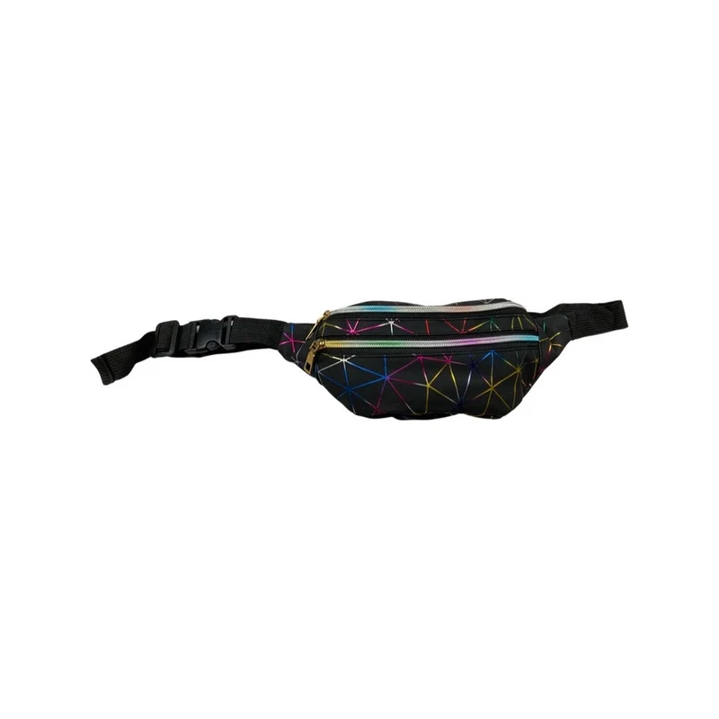 Vintage Multicolour Vinyl Bum Bag