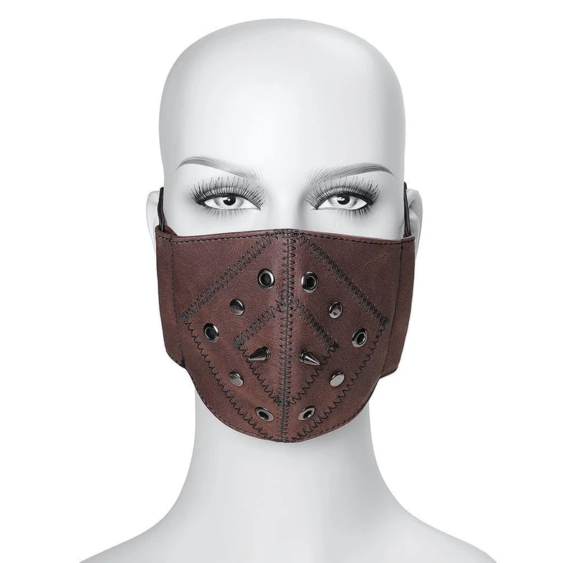 Unisex Steampunk Nitar Nailed Stitch Mask