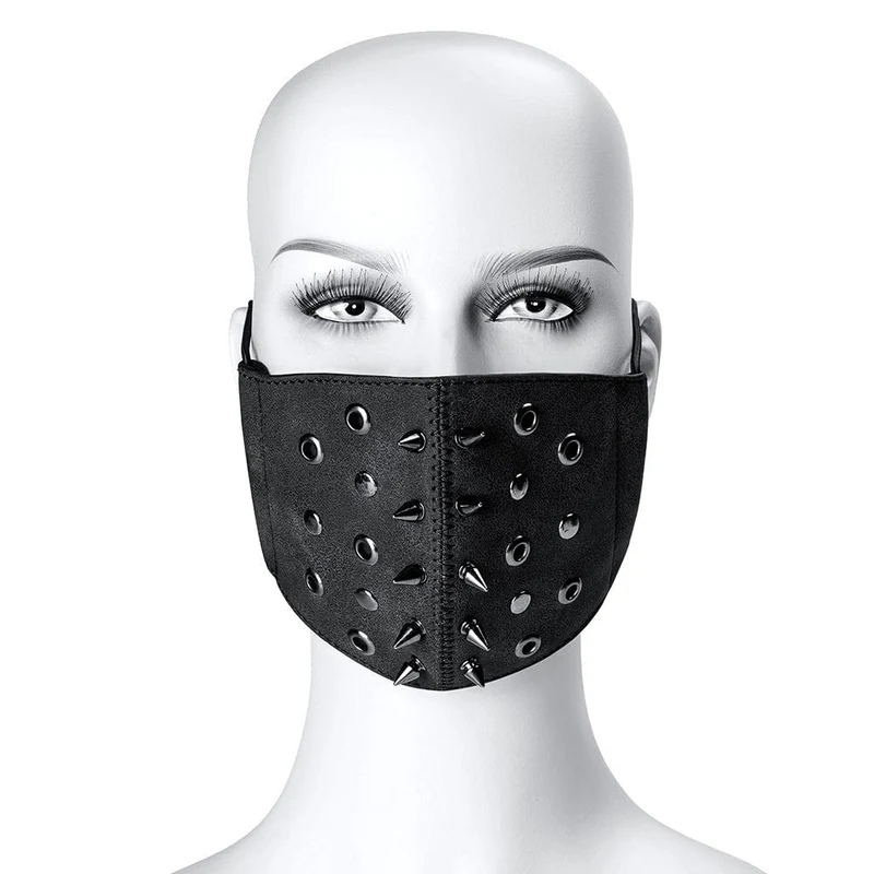 Unisex Steampunk Nitar Eyelets Justerbar Mask