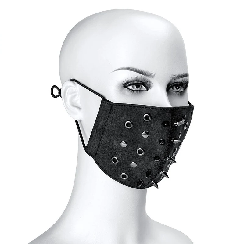 Unisex Steampunk Nitar Eyelets Justerbar Mask