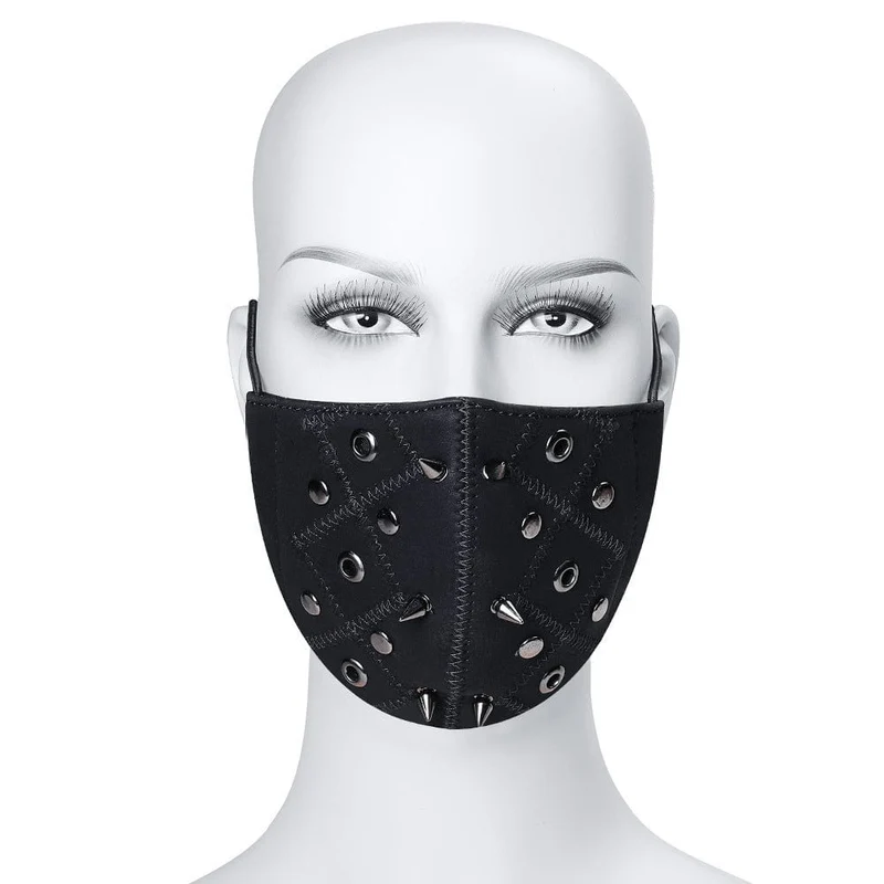 Unisex Steampunk Nitar Eyelets Justerbar Mask