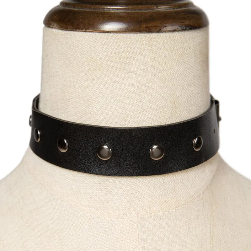 Steampunk spännade choker för damer