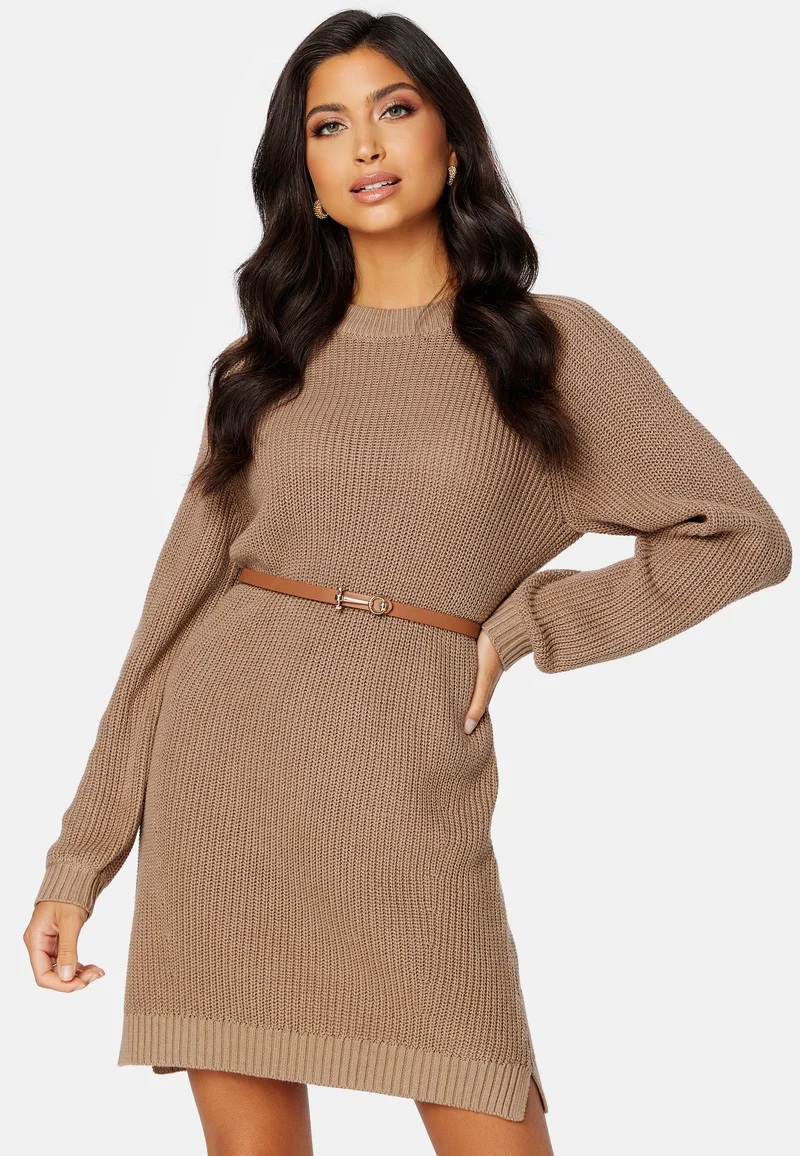 Calley O-Neck Knit Dress
