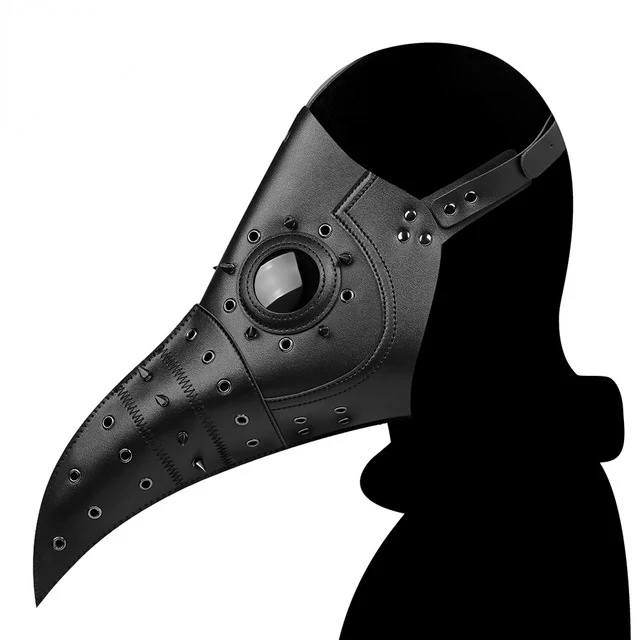 Steampunk Cutout Nitar Long Beak Mask