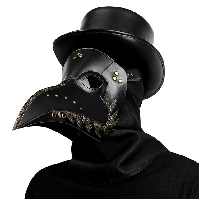 Steampunk Wing Splice Hooked Beak Mask