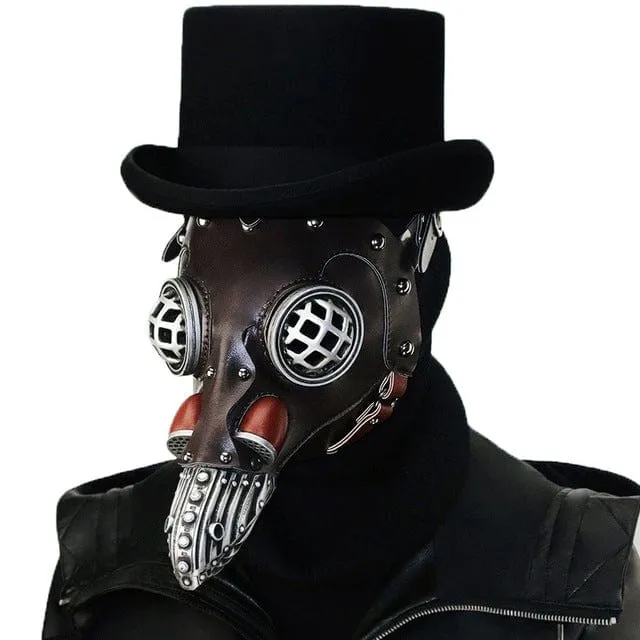 Steampunk Plague Doctor Beak Mask