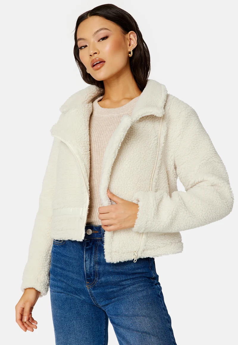 Belle Teddy Biker Jacket