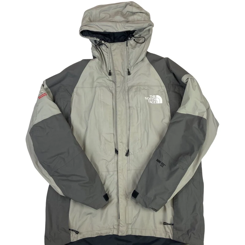 Vintage 90s 00s Stone Grey The North Face Summit Series Gore-Tex XCR Jacket XL