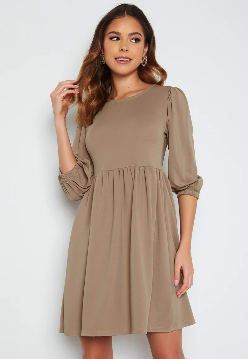 Jade puff sleeve dress