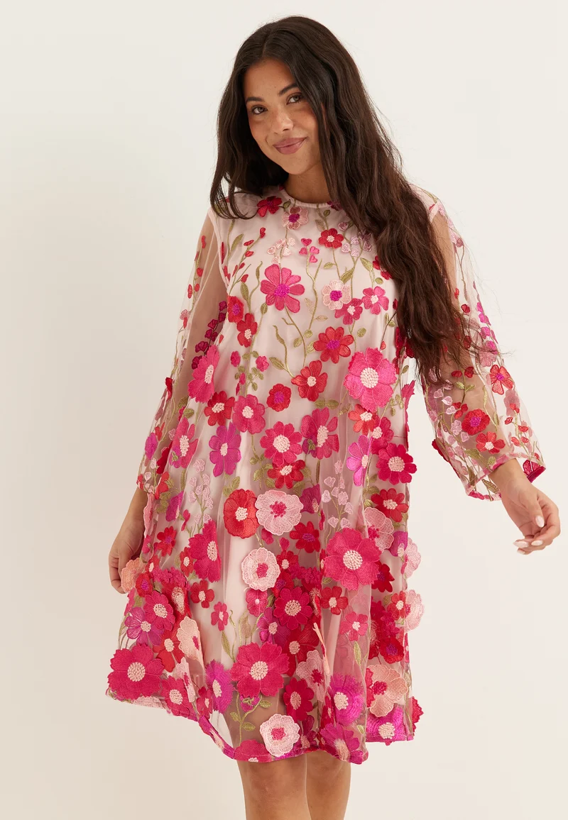 Yasflowering 3/4 DRESS