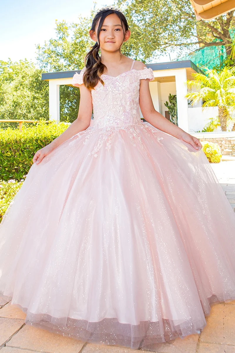 Cinderella Couture USA AS8062 Paljett Off Shoulder Mini Quince