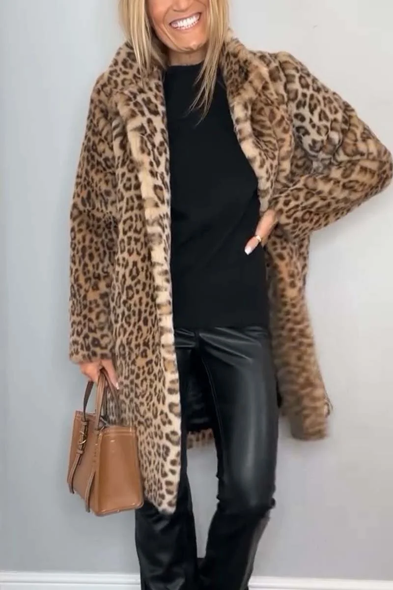 Rosa | Leopard Vinterjacka