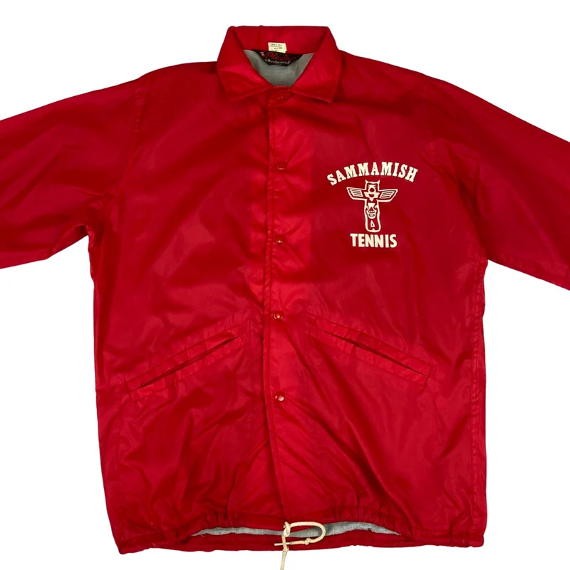 VTG USA SAMMAMISH TENNIS WASHINGTON PLA-JAC LINED NYLON WINDBREAKER 44” L