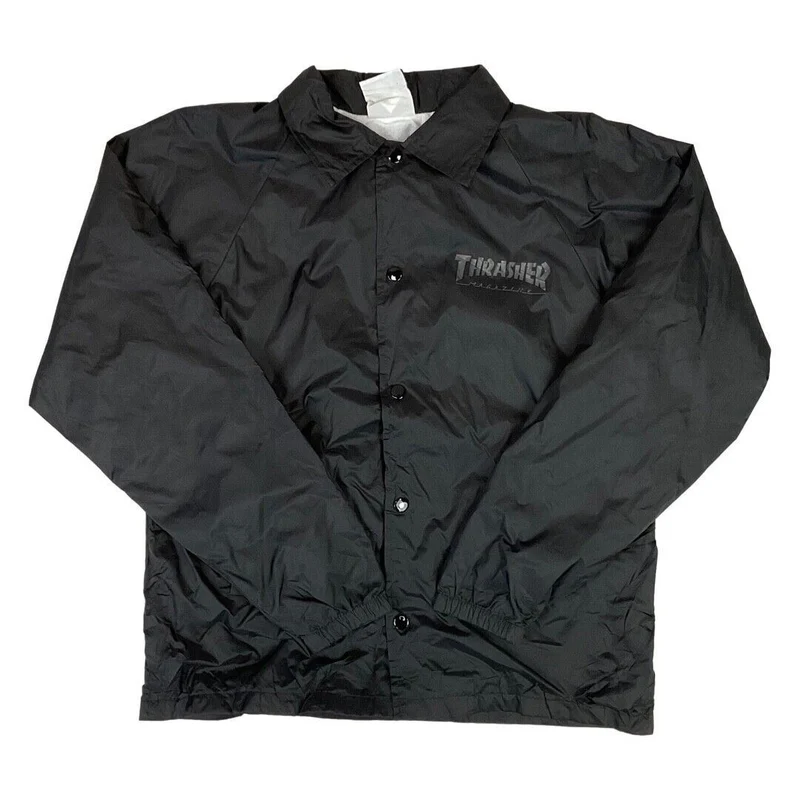 Blackout Thrasher Magazine San Francisco Skate and Destroy Windbreaker Small