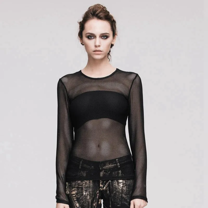 Helmesh punk-t-shirt dam