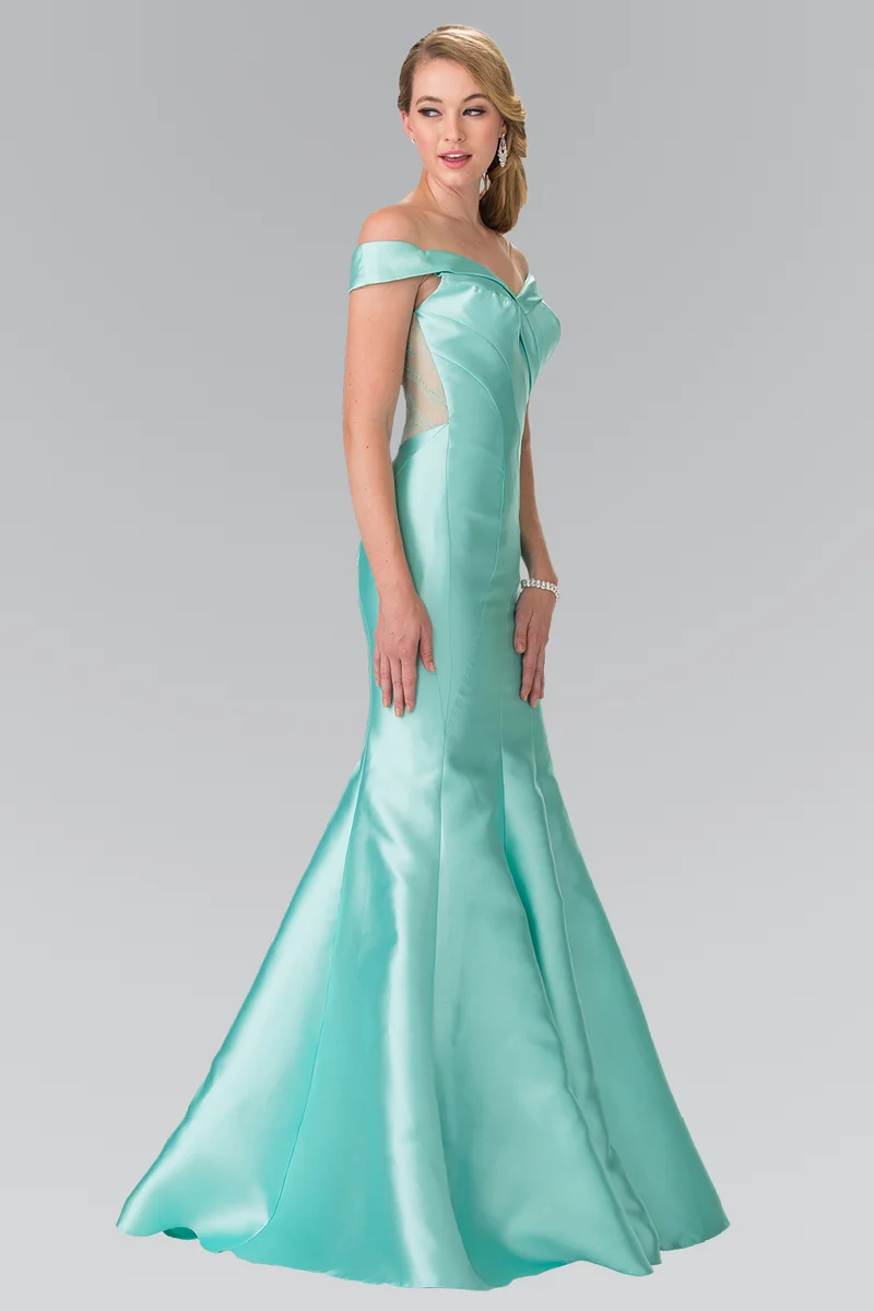 Off-shoulder Sweetheart Neckline Trumpet Dress från Elizabeth K - GL2213