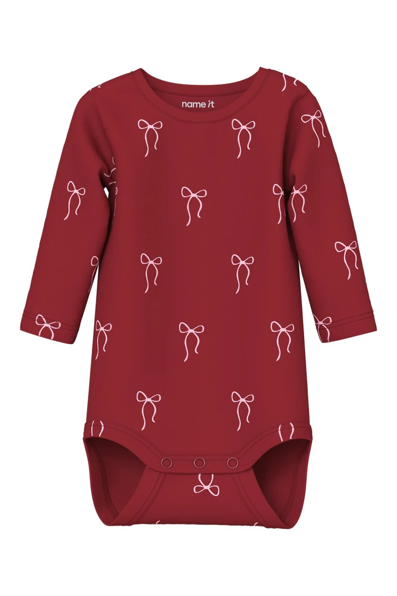 Name It - Nbfratia Ls Body Box - 5130176 Red Dahlia
