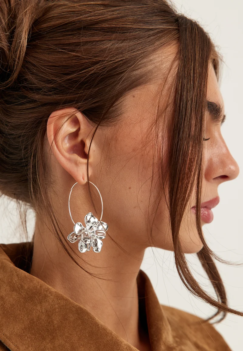 Lunith Earrings Silver-plated