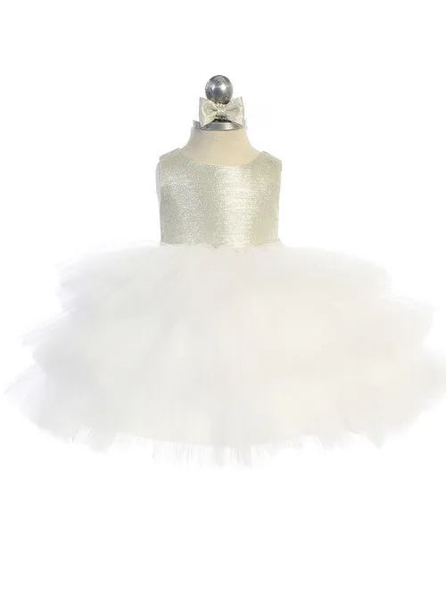 Baby Girl Layered Tylle Glitter Bodice Dress från TIPTOP KIDS - AS5790S