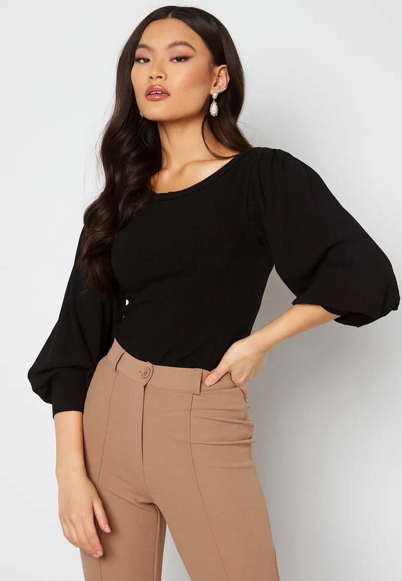 Gry rib top