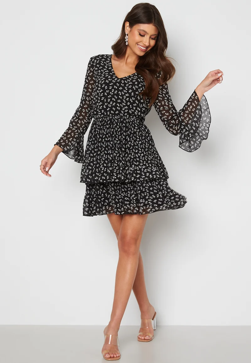Carlotta flounce dress