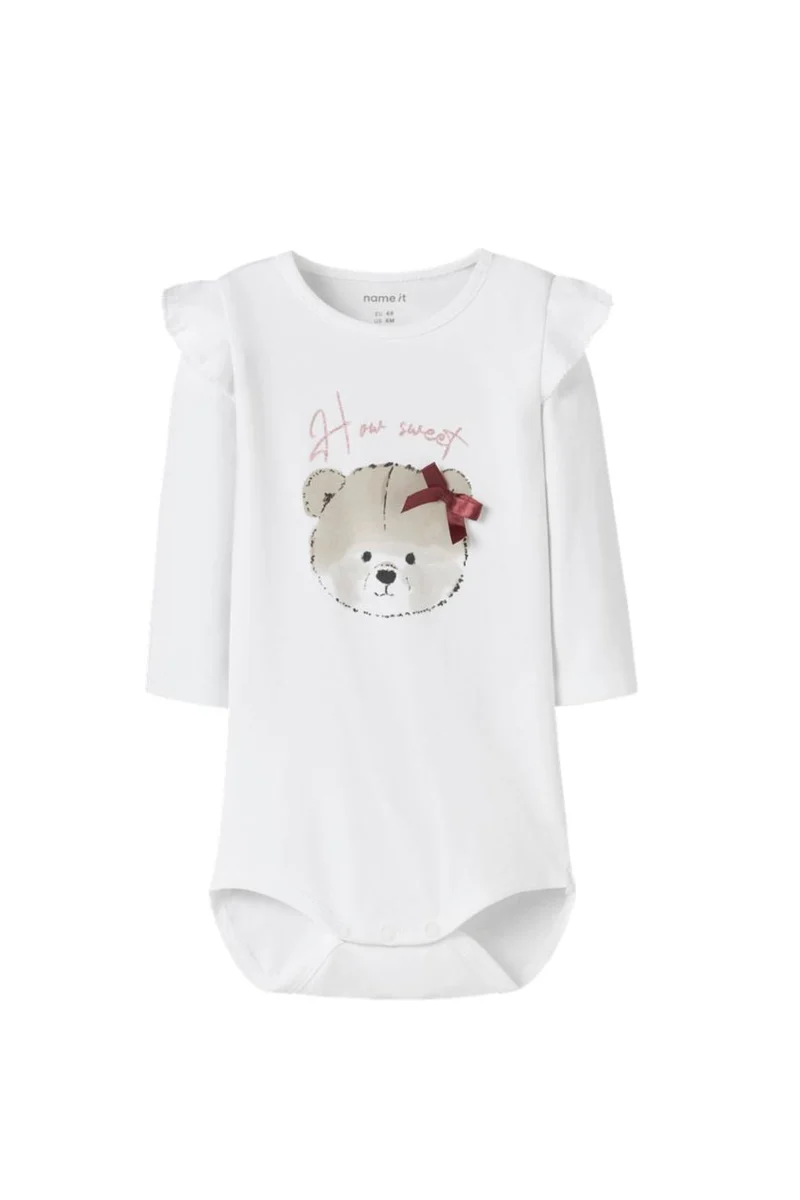 Name It - Nbfrindy Ls Body - 4989264 Bright White