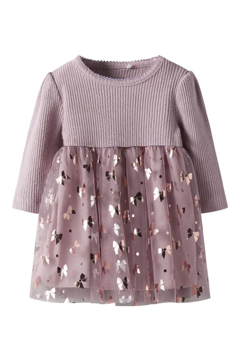Name It - Nbfrosally Ls Dress - 4873963 Keepsake Lilac
