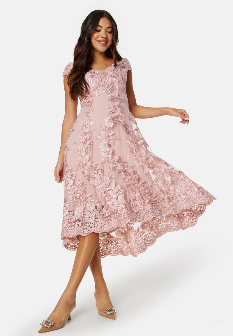 Embroidered Lace Dress