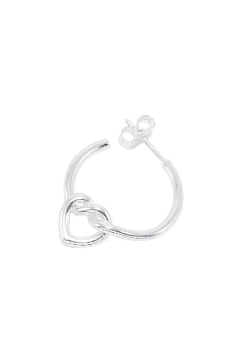 Jane Kønig - Tied Heart Hoop THH-AW25-S - Ørering