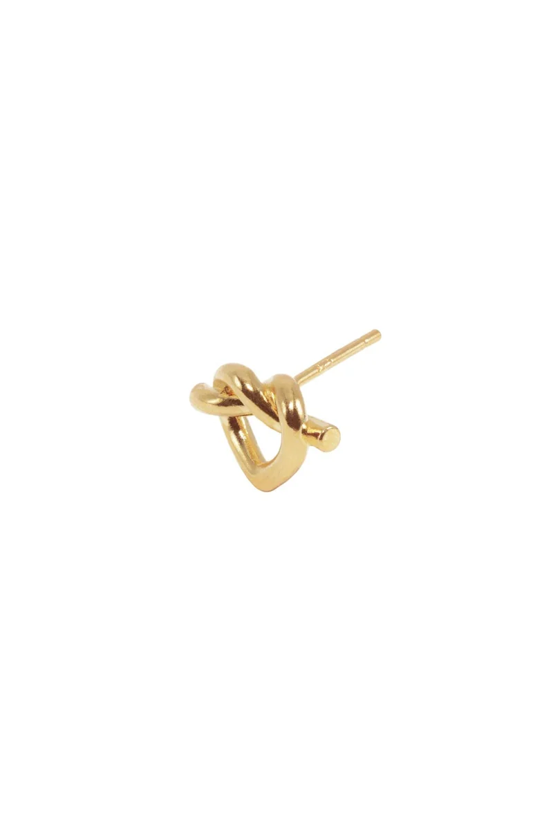 Jane Kønig - Tied Heart Stud THS-AW25-G - Ørering