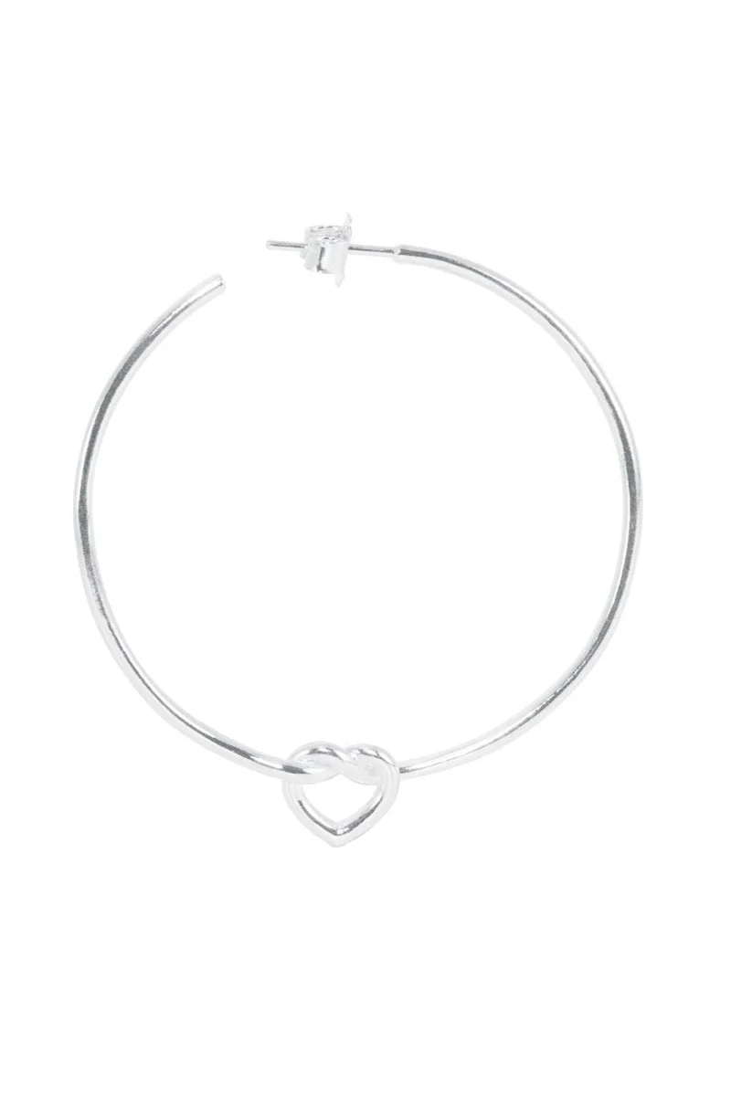 Jane Kønig - Big Tied Heart Hoop BTHH-AW25-S - Ørering
