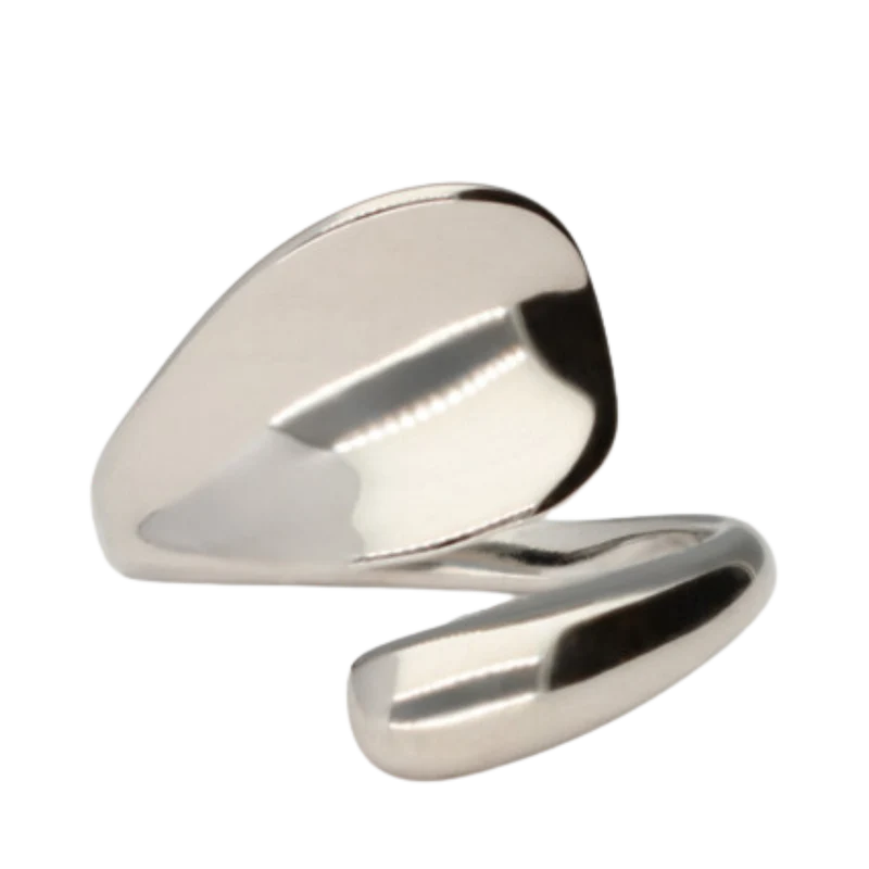 Ring Hollow Os - Silver