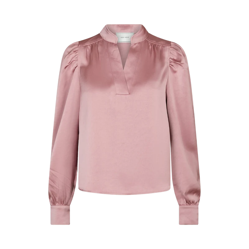 Rosslyn Heavy Sateen Blouse - Evening Rose