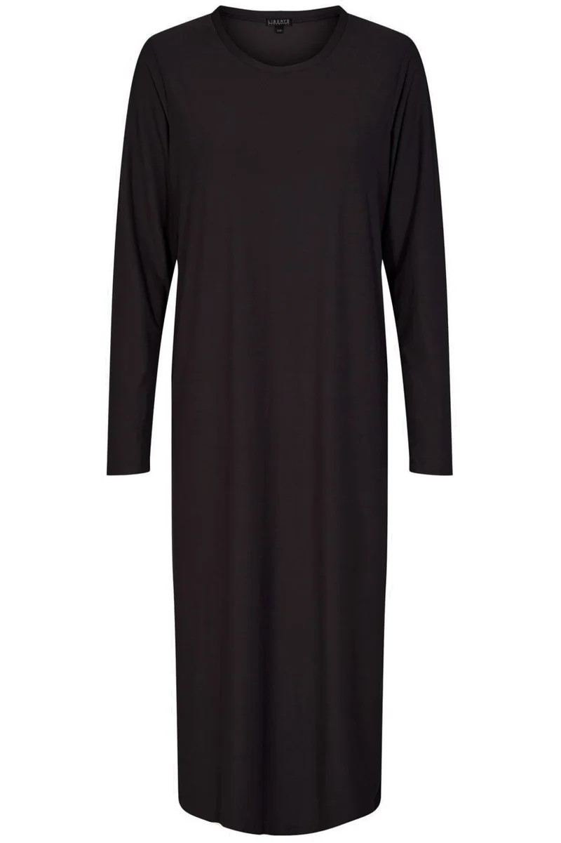 Liberte - Alma LS T-shirt Dress - Black