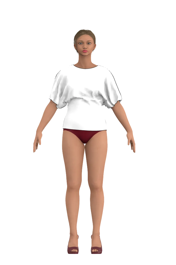 Tröja Judit -White