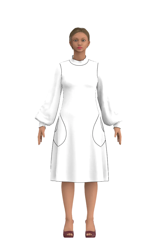 Klänning Annelie - White
