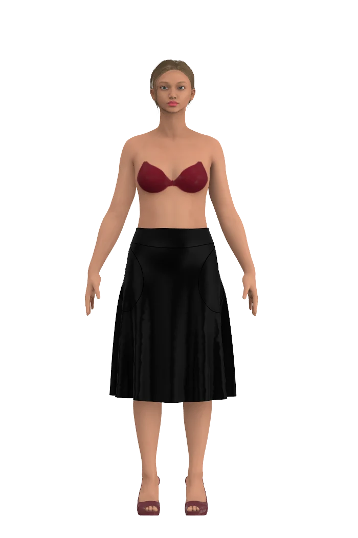 Kjolen Fiona - Black