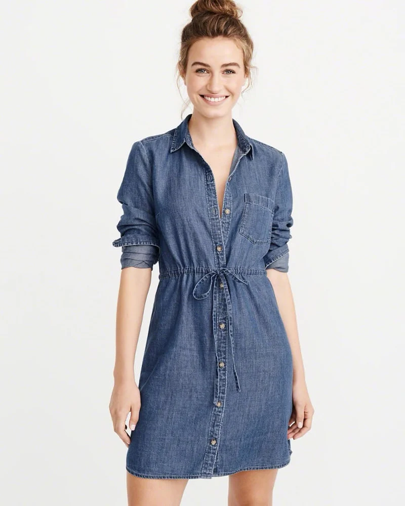 Plaid Shirtdress