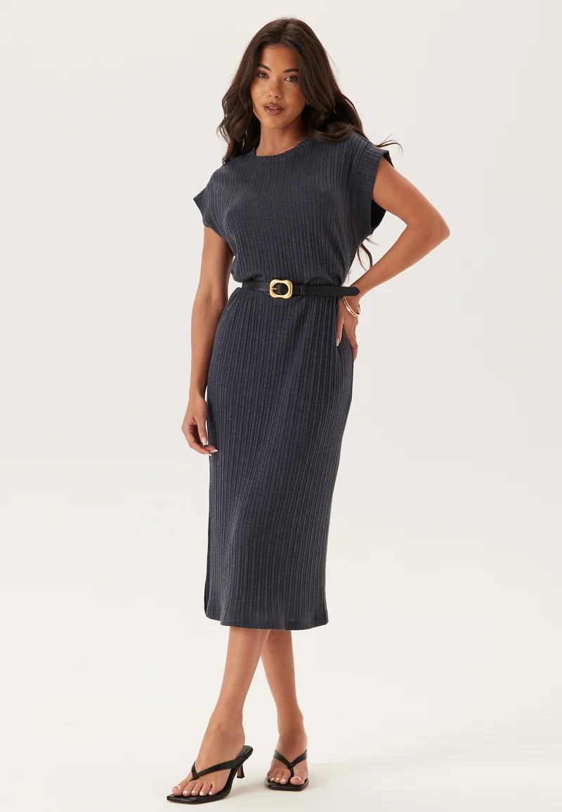 Pclena Ss Midi Dress