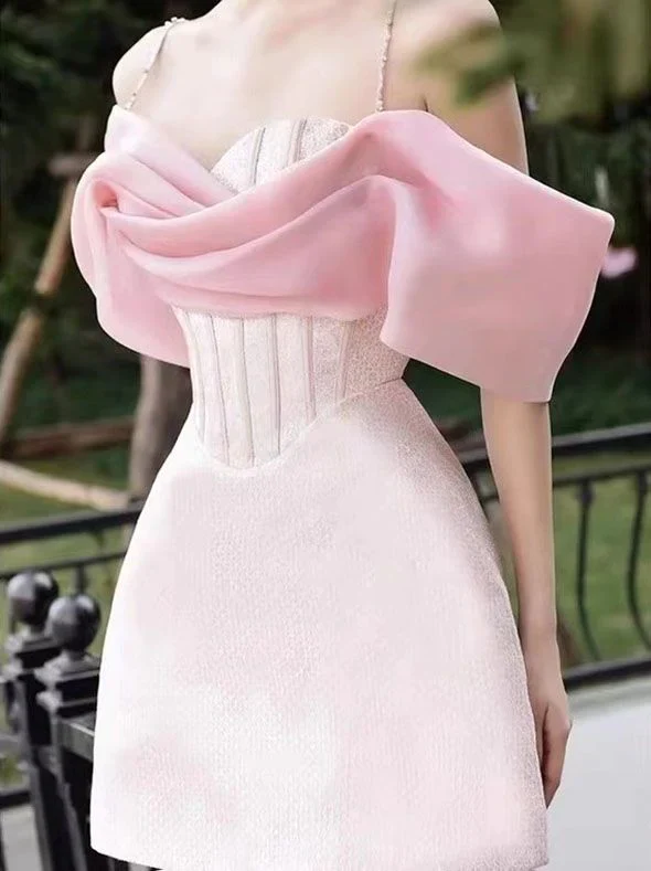 Glittrig draperad off-shoulder mesh tyll bustier bodycon-klänning kort balklänning elegant festklänning