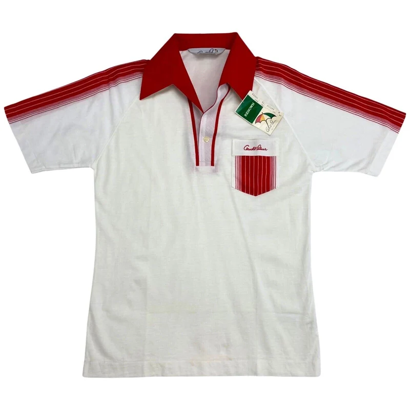Vintage 70s Inspired Arnold Palmer 90s Deadstock Polo Golf Shirt Small