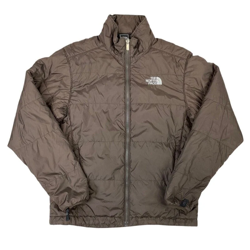 Vintage 90s Brown The North Face Lightweight Puffa Jacket Medium