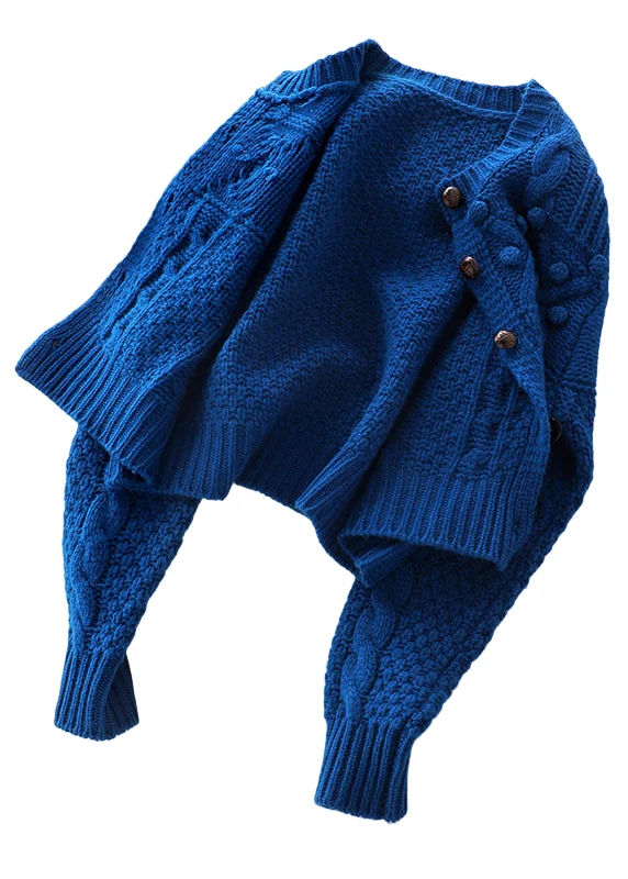 Plus Size Dam Kofta med Knappdesign