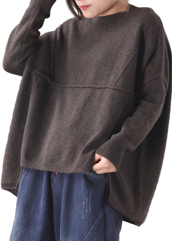 Kvinnors Asymmetrisk Topp Vintage Stil