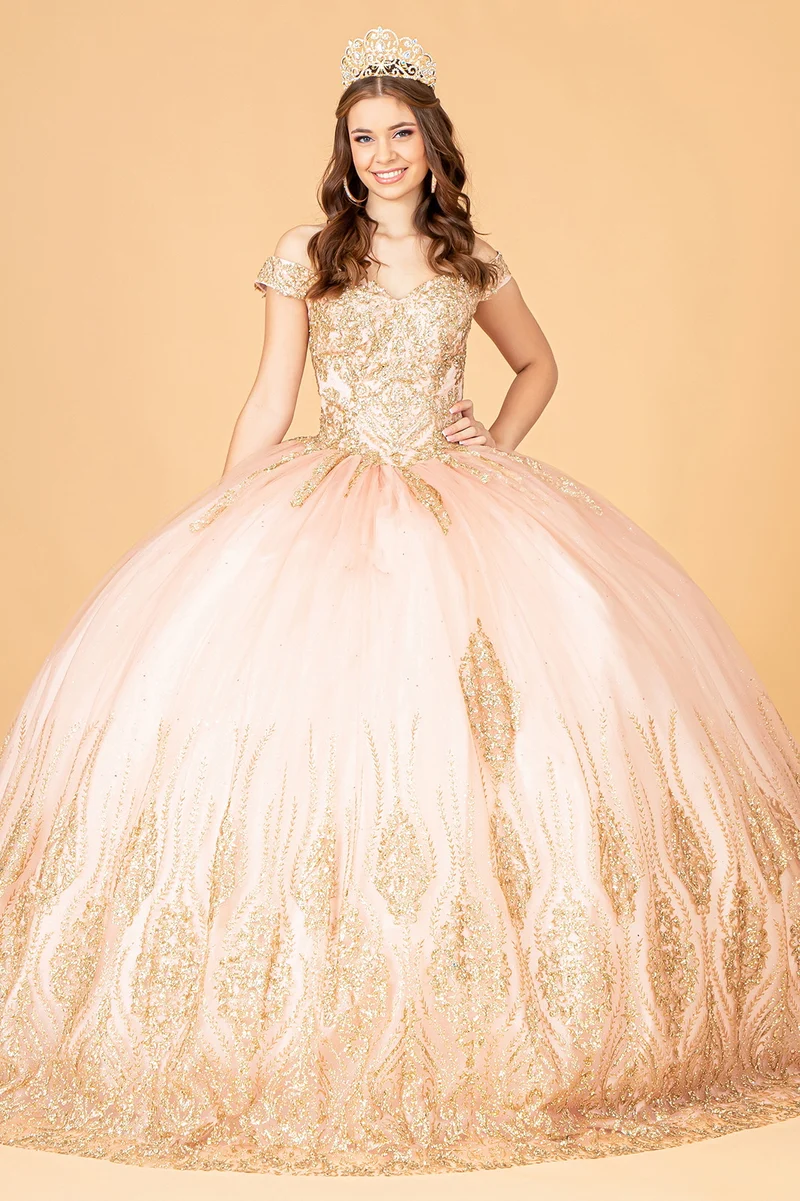 Elizabeth K - GL3079 - Off-shoulder Sweetheart Neck Quinceanera-klänning