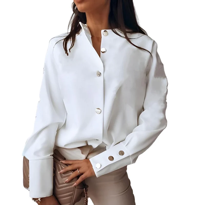 Dam Blus Klassisk Design Lätt