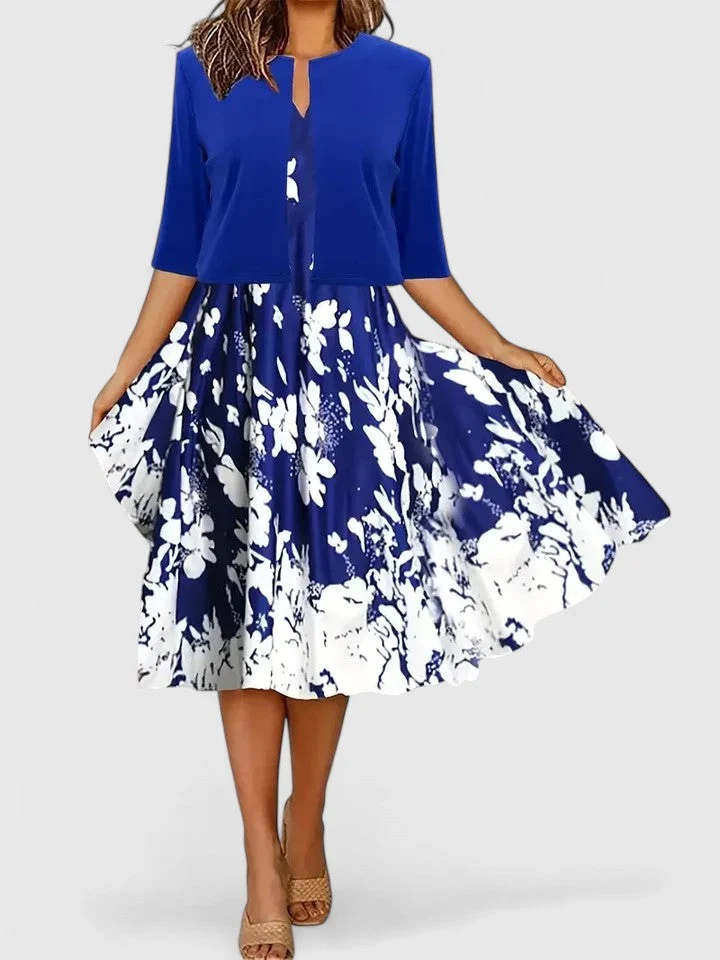 Chantal | Elegant Midi Klänning