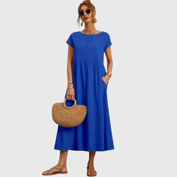 Fenella | Bekväm Midi Klänning