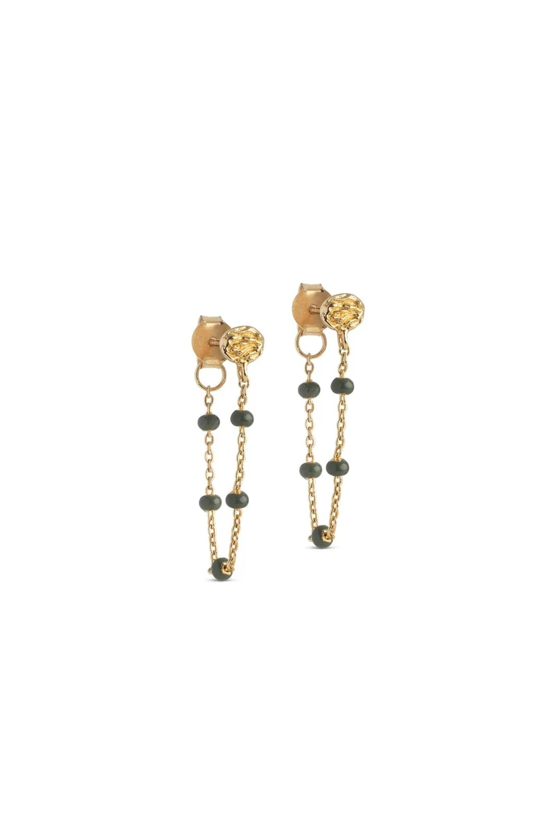Enamel Copenhagen - Earring, Lola E140gb - Khaki
